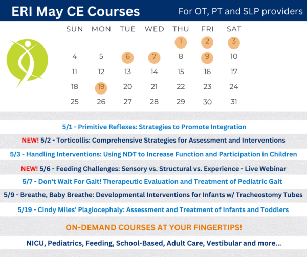 CEUs for OTs, PTs and SLPs continuing education credits